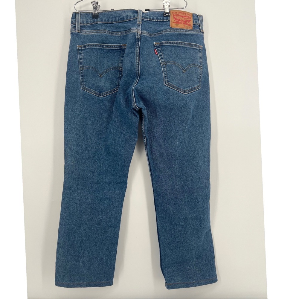 Levis 511 Jeans Blue Slim Fit Denim Pants Mens 36"x30"Medium Wash WaterLess - Picture 3 of 9